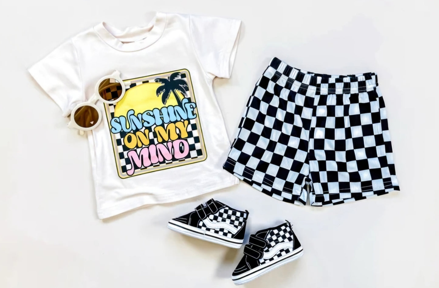 Sunshine On My Mind shorts set