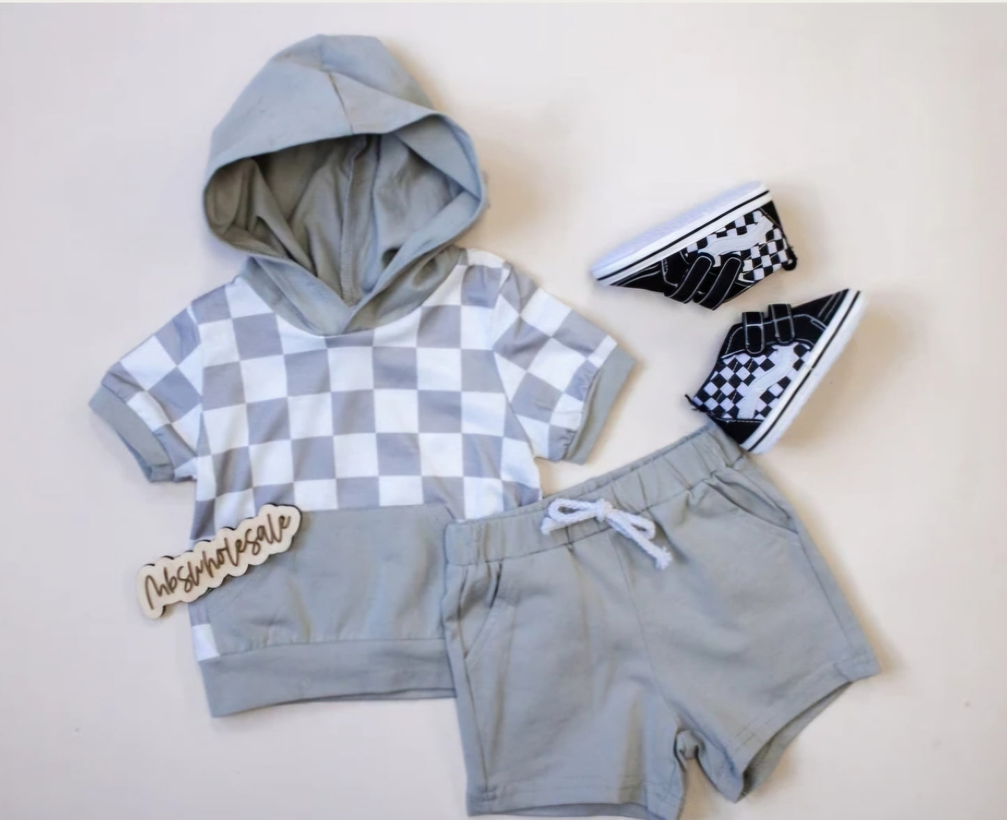 Grayson Checkered shorts set