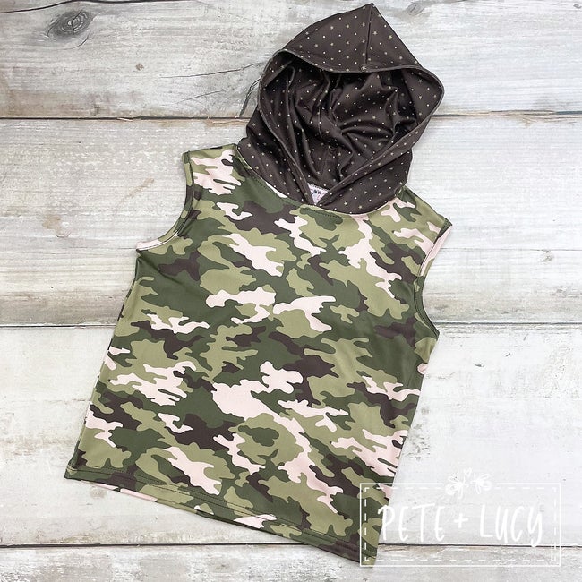 Camo Cuties hooded tank