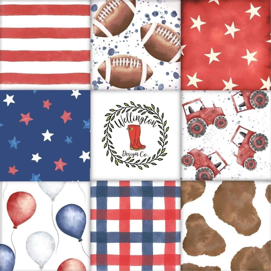 Patriotic Patchwork tank top