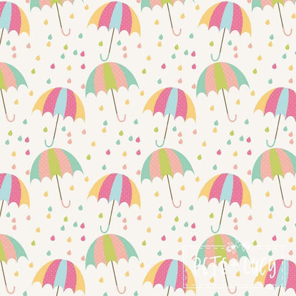 Rainbow Rain doll dress