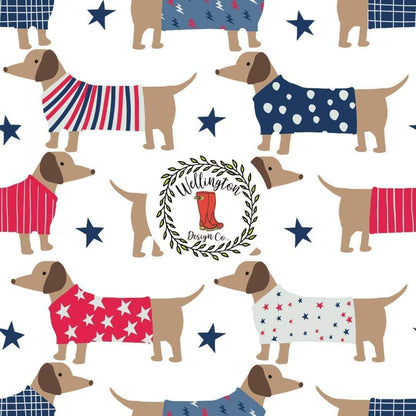 Americana Pups shorts set