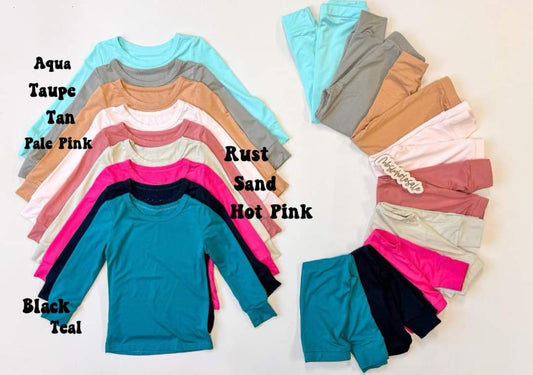 Bamboo Long Sleeve Two Piece PJ Set