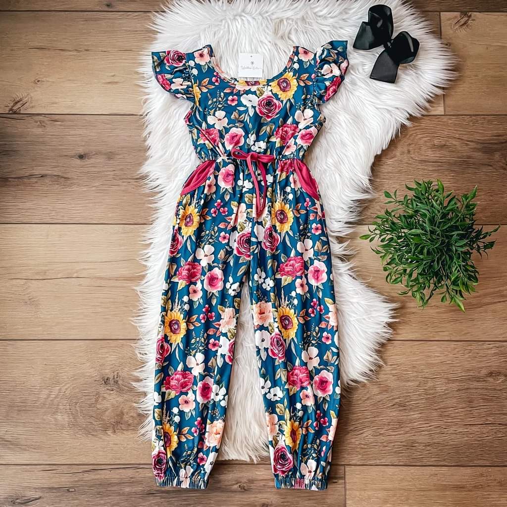 Fall Flowers jumpsuit