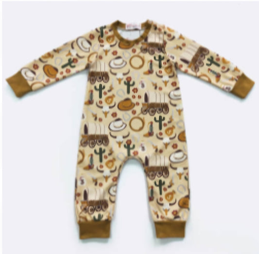 Covered Wagon romper