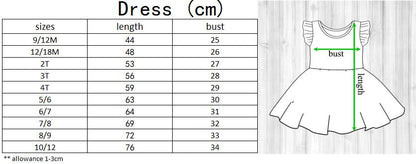 Birthday Mouse Printed Flutter Sleeve Baby Doll Dress