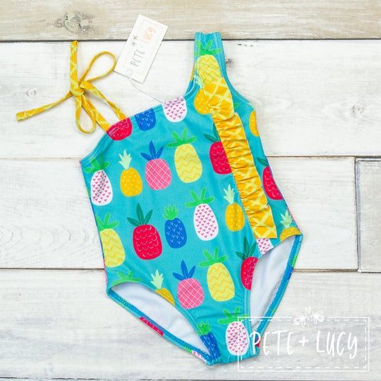 Pineapple In The Sun one piece swimsuit