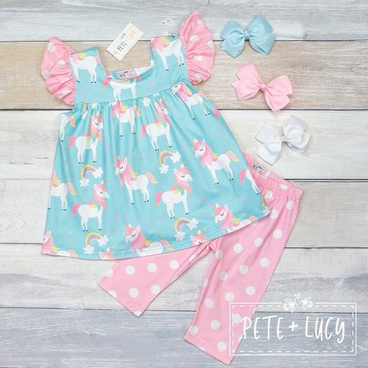 Unicorn Love capri set
